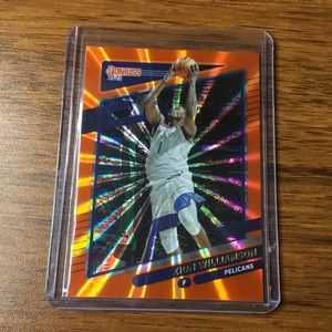 NBA Zion Williamson Orange Laser Prism